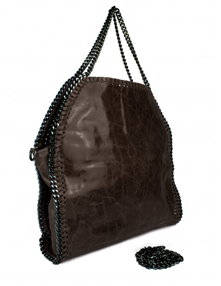 Dámská kožená kabelka s řetízkem Giostra Stela Grande