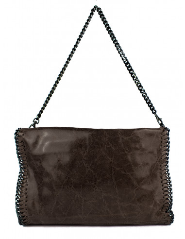 Dámská kožená kabelka s řetízkem Giostra Stela Grande