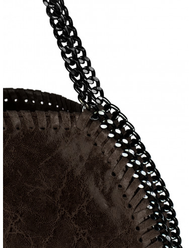 Dámská kožená kabelka s řetízkem Giostra Stela Grande