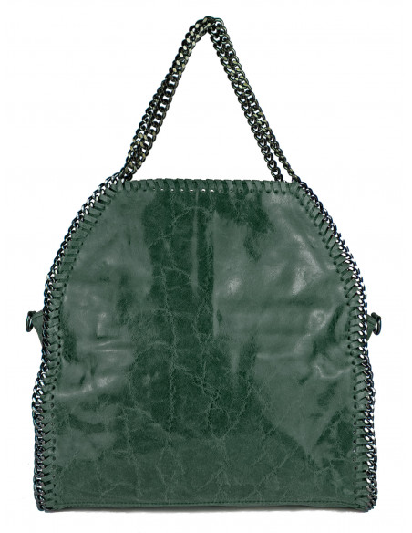 Dámská kožená kabelka s řetízkem Giostra Stela Grande