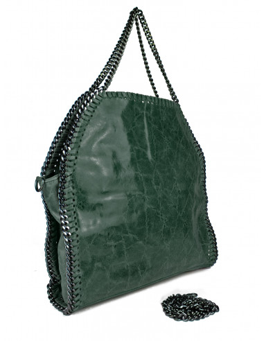 Dámská kožená kabelka s řetízkem Giostra Stela Grande