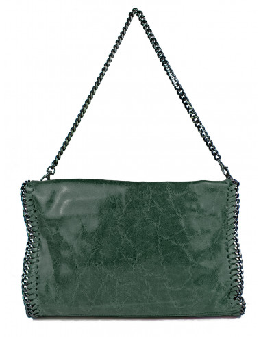 Dámská kožená kabelka s řetízkem Giostra Stela Grande