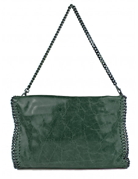 Dámská kožená kabelka s řetízkem Giostra Stela Grande