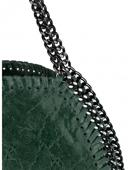 Dámská kožená kabelka s řetízkem Giostra Stela Grande