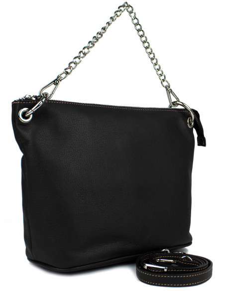 Dámská kožená crossbody kabelka Giostra Valerie Medium s řetízkem