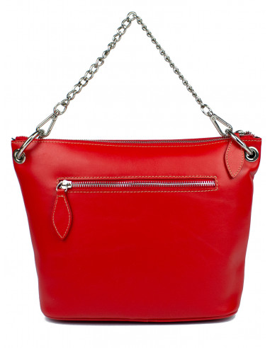 Dámská kožená crossbody kabelka Giostra Valerie Medium s řetízkem