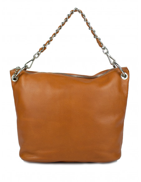 Dámská kožená crossbody kabelka Giostra Valerie Medium s řetízkem