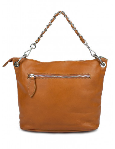 Dámská kožená crossbody kabelka Giostra Valerie Medium s řetízkem