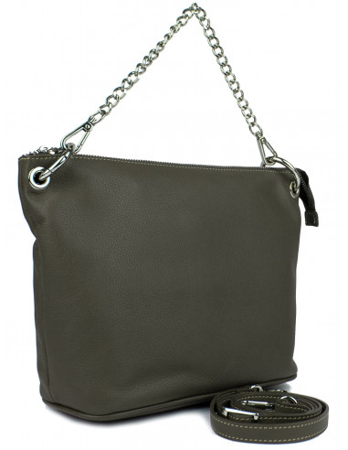 Dámská kožená crossbody kabelka Giostra Valerie Medium s řetízkem