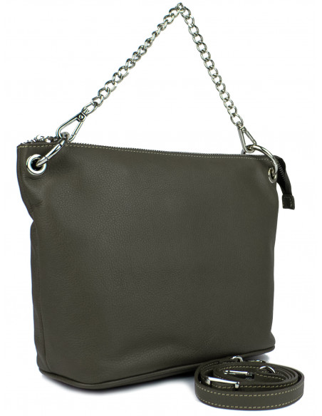 Dámská kožená crossbody kabelka Giostra Valerie Medium s řetízkem