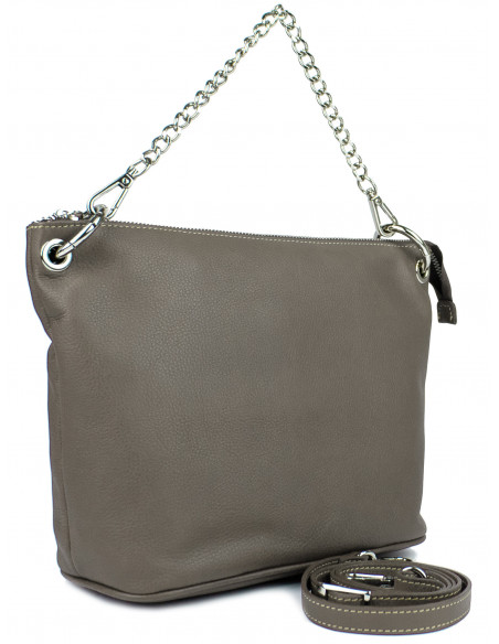 Dámská kožená crossbody kabelka Giostra Valerie Medium s řetízkem