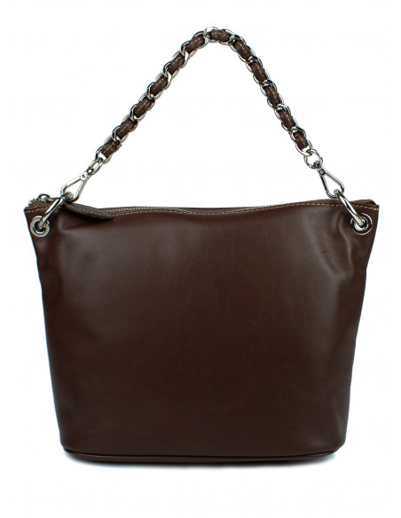 Dámská kožená crossbody kabelka Giostra Valerie Medium s řetízkem