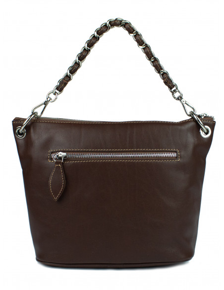 Dámská kožená crossbody kabelka Giostra Valerie Medium s řetízkem