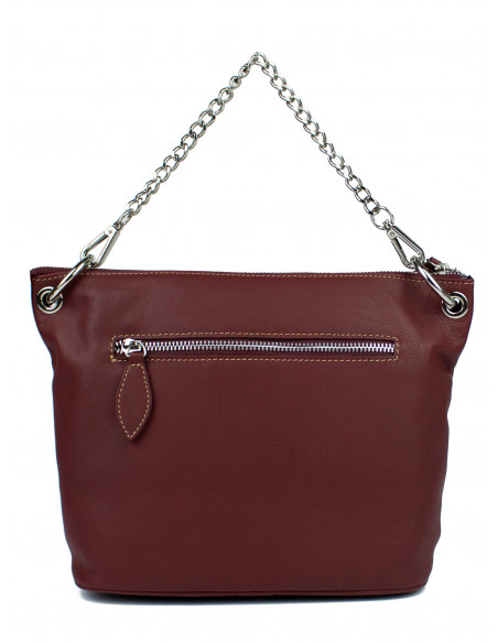 Dámská kožená crossbody kabelka Giostra Valerie Medium s řetízkem