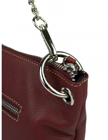 Dámská kožená crossbody kabelka Giostra Valerie Medium s řetízkem