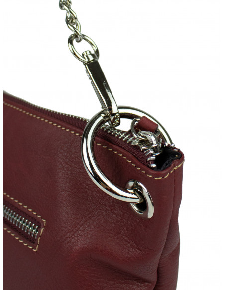 Dámská kožená crossbody kabelka Giostra Valerie Medium s řetízkem