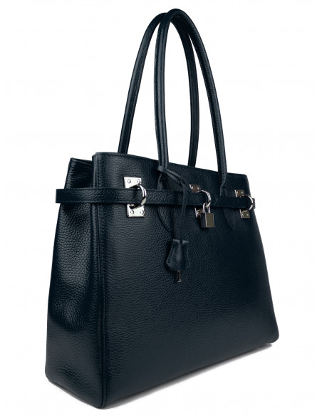 Dámská elegantní kožená kabelka Giostra Aga Grande se zámečkem