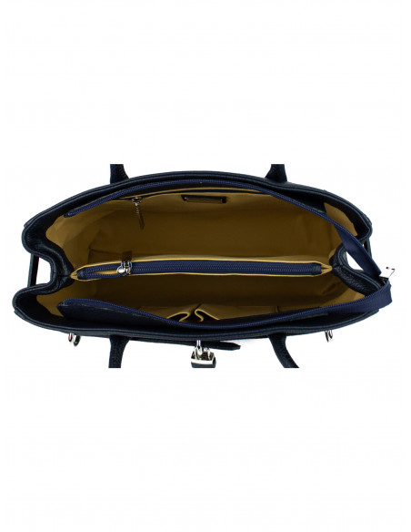 Dámská elegantní kožená kabelka Giostra Aga Grande se zámečkem