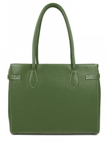 Dámská elegantní kožená kabelka Giostra Aga Grande se zámečkem