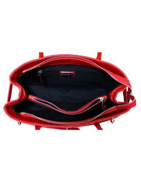 Dámská elegantní kožená kabelka Giostra Aga Grande se zámečkem