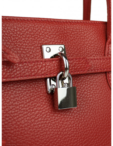 Dámská elegantní kožená kabelka Giostra Aga Grande se zámečkem