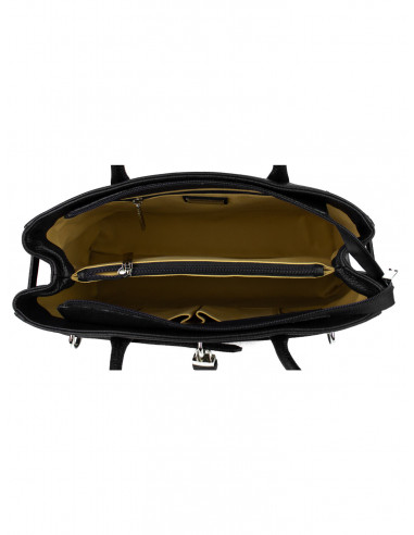 Dámská elegantní kožená kabelka Giostra Aga Grande se zámečkem