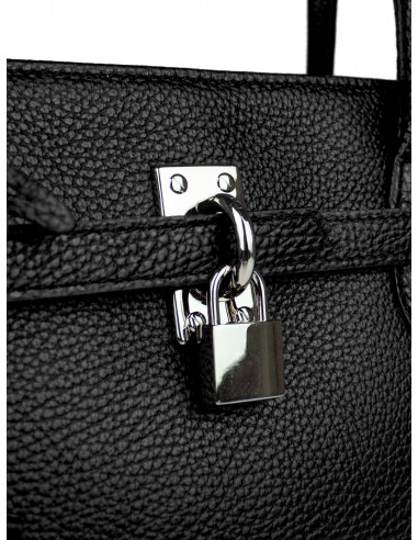 Dámská elegantní kožená kabelka Giostra Aga Grande se zámečkem