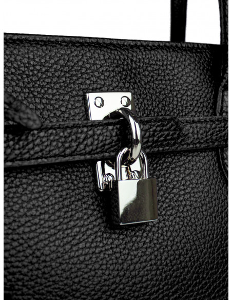 Dámská elegantní kožená kabelka Giostra Aga Grande se zámečkem