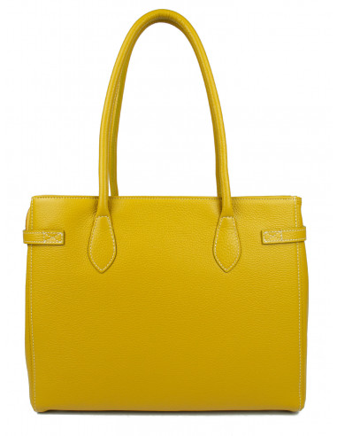 Dámská elegantní kožená kabelka Giostra Aga Grande se zámečkem