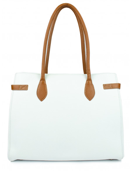 Dámská elegantní kožená kabelka Giostra Aga Grande se zámečkem