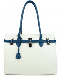 Dámská elegantní kožená kabelka Giostra Aga Grande se zámečkem