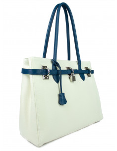 Dámská elegantní kožená kabelka Giostra Aga Grande se zámečkem 2