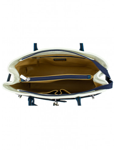 Dámská elegantní kožená kabelka Giostra Aga Grande se zámečkem