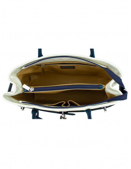 Dámská elegantní kožená kabelka Giostra Aga Grande se zámečkem