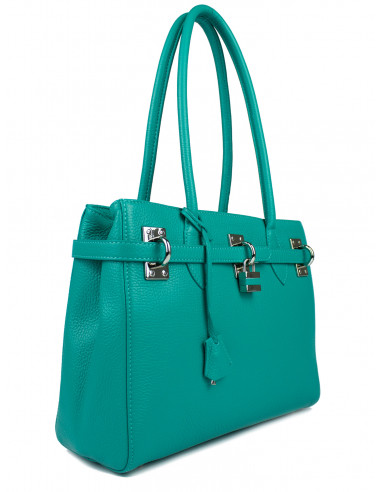 Dámská kožená kabelka Giostra Aga Medium se zámečkem