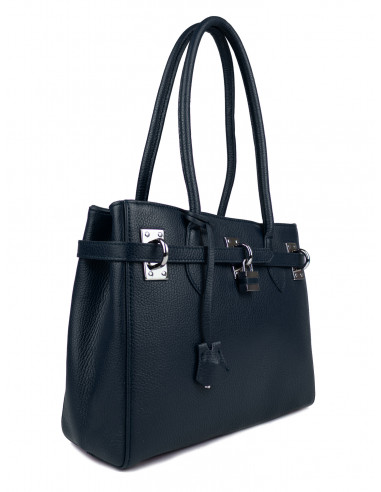 Dámská kožená kabelka Giostra Aga Medium se zámečkem