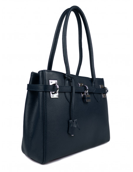 Dámská kožená kabelka Giostra Aga Medium se zámečkem