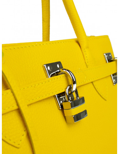 Dámská kožená kabelka Giostra Aga Medium se zámečkem