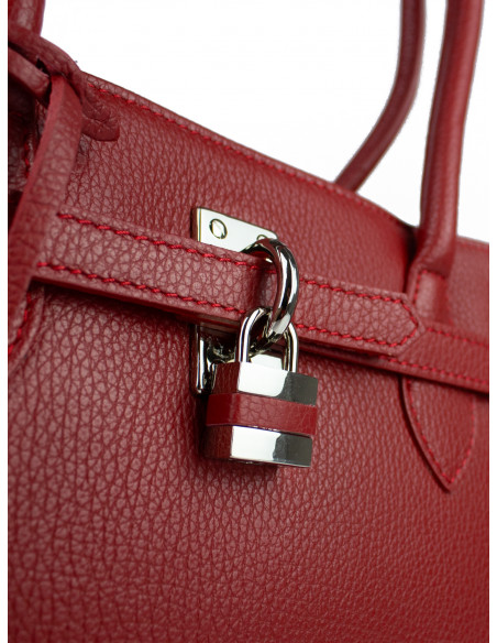 Dámská kožená kabelka Giostra Aga Medium se zámečkem