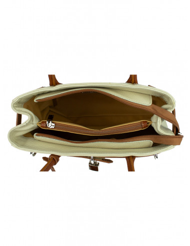 Dámská kožená kabelka Giostra Aga Medium se zámečkem