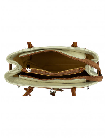 Dámská kožená kabelka Giostra Aga Medium se zámečkem