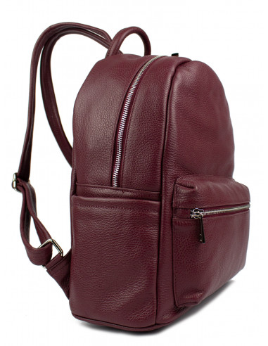 Kožený jednoduchý batoh Giostra Luca unisex