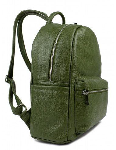 Kožený jednoduchý batoh Giostra Luca unisex