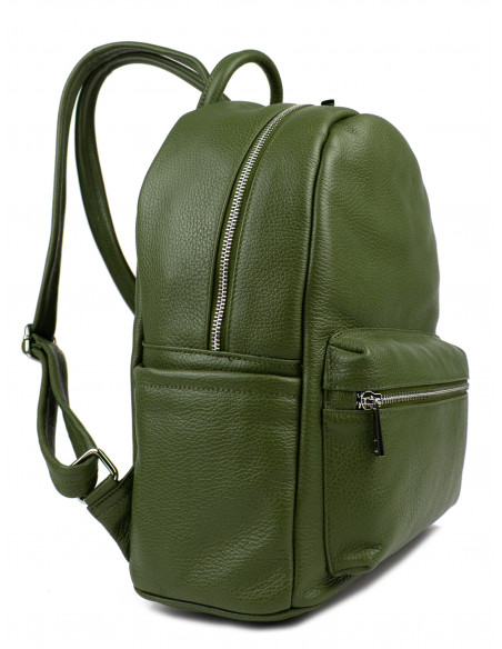 Kožený jednoduchý batoh Giostra Luca unisex