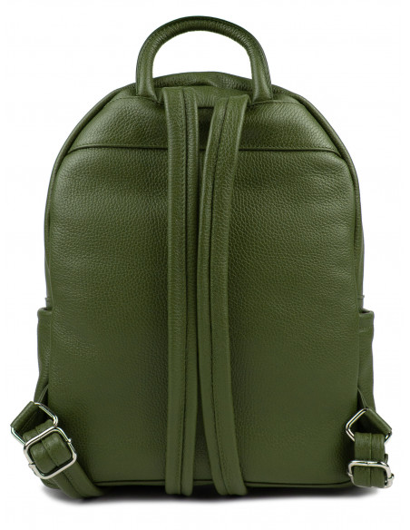 Kožený jednoduchý batoh Giostra Luca unisex