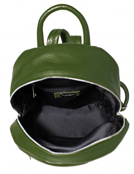 Kožený jednoduchý batoh Giostra Luca unisex