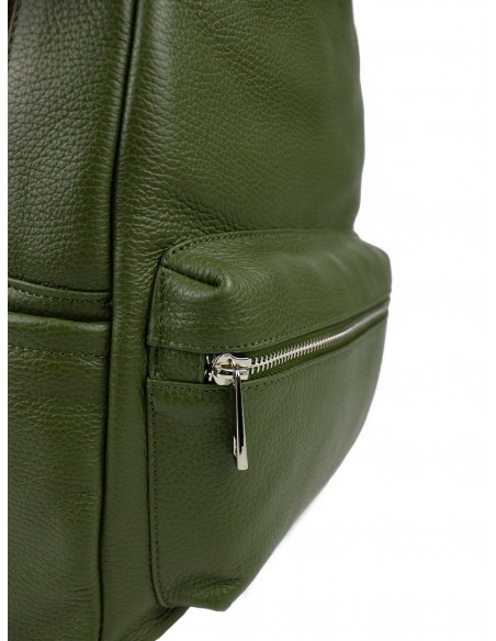 Kožený jednoduchý batoh Giostra Luca unisex