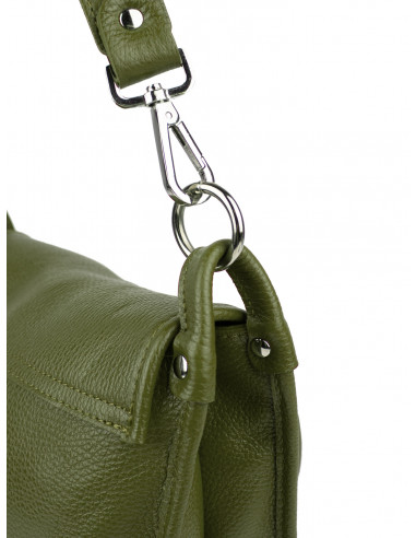 Dámská kožená kabelka Giostra Perlita se střapcem