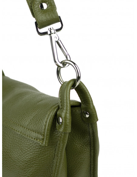 Dámská kožená kabelka Giostra Perlita se střapcem