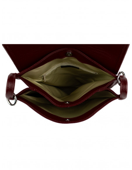 Dámská kožená kabelka Giostra Perlita se střapcem